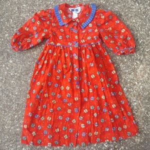 Catherine Rebecca Red Pinwheel Dress Christmas 5